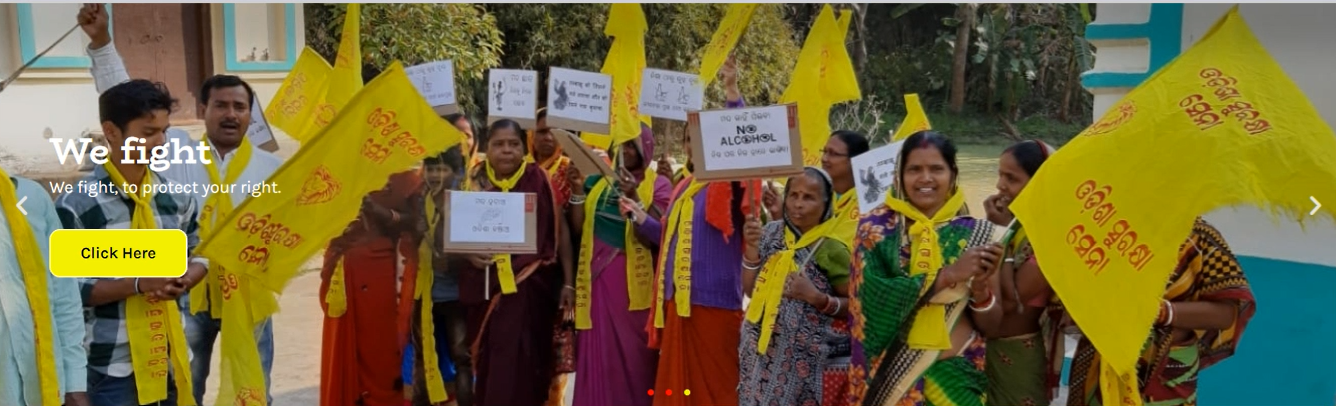 Odisha Surakhya Sena We fight, to protect your right LOGORRRF